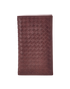 Bottega Veneta Vintage Intrecciato Wallet, &pound;220, Accessories, Burgundy, Leather, Front view